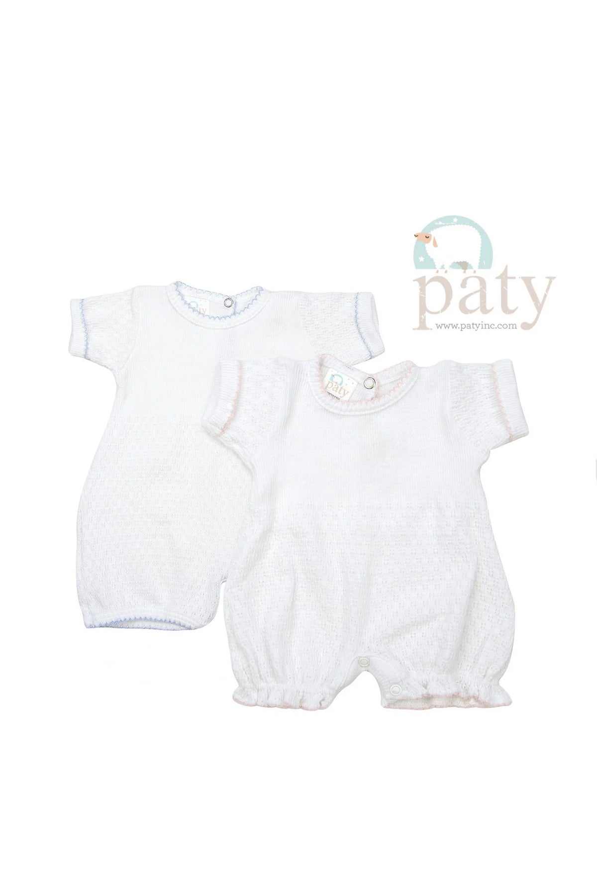 Paty Knit Bubble with White Trim
