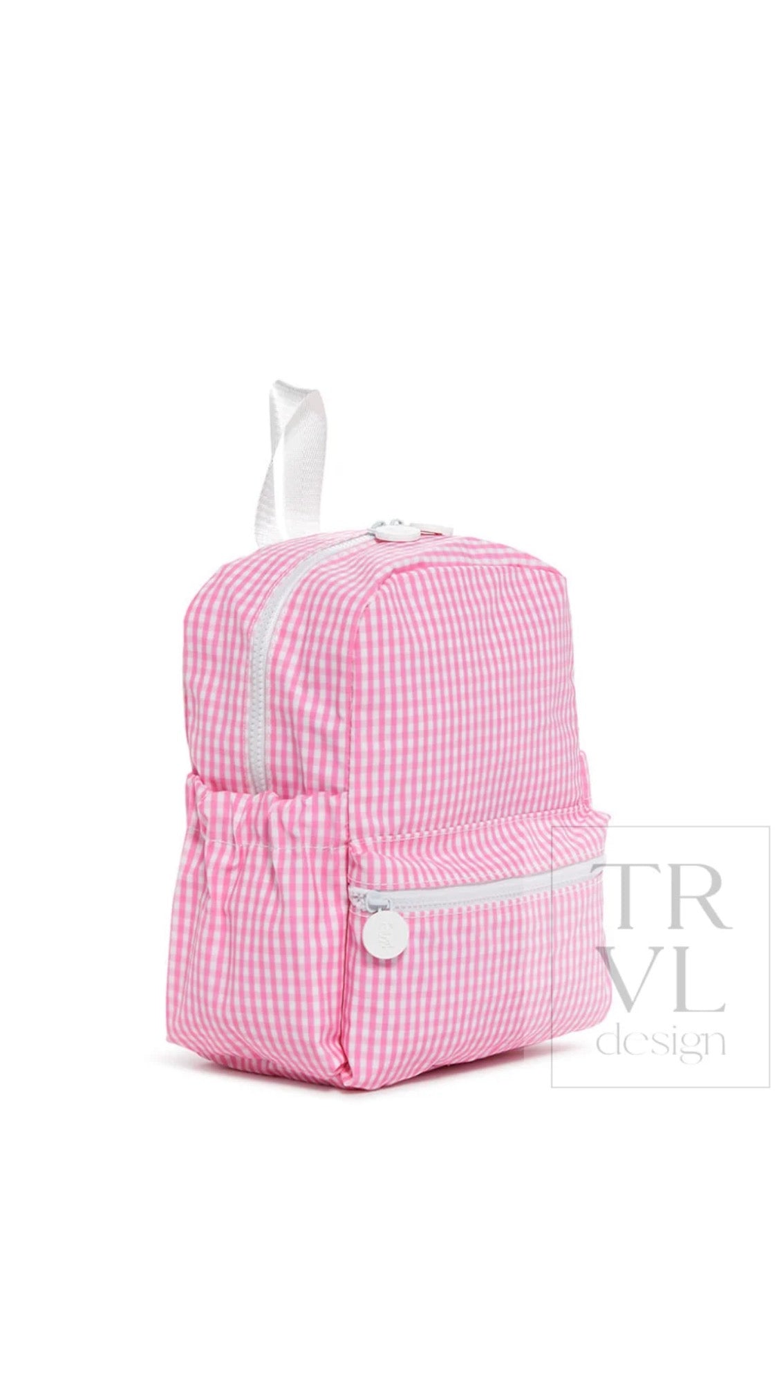 PINK GINGHAM MINI BACKPACKER