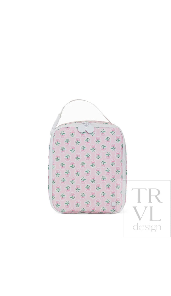 Pink petite fleur floral TRVL Bring It lunch bag