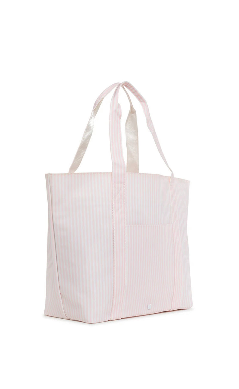 PINK PIMLICO STRIPE JUMBO TOTE