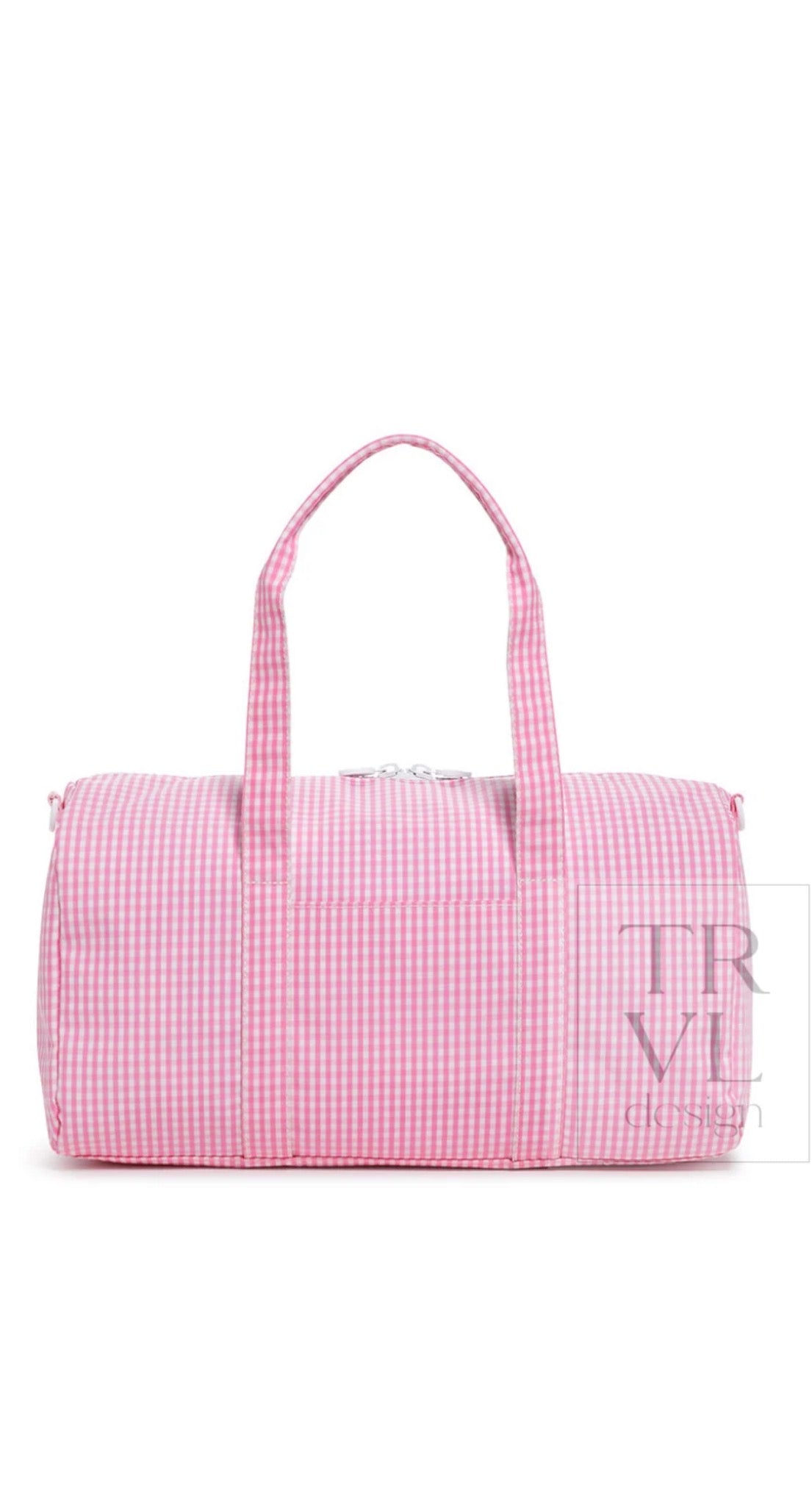 GINGHAM PINK TRVL WEEKENDER