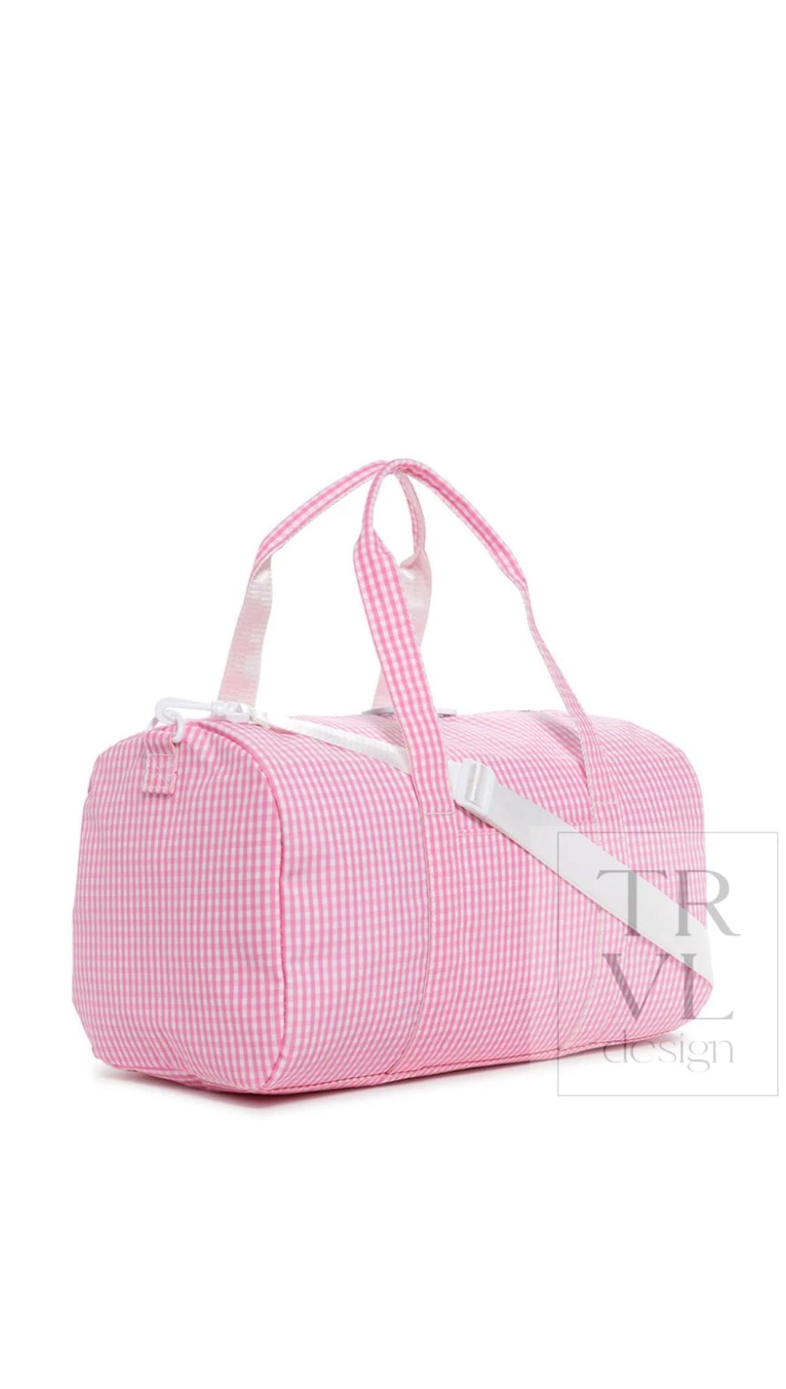 GINGHAM PINK TRVL WEEKENDER