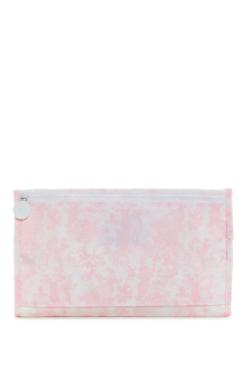 PINK BUNNY TOILE CHANGING PAD