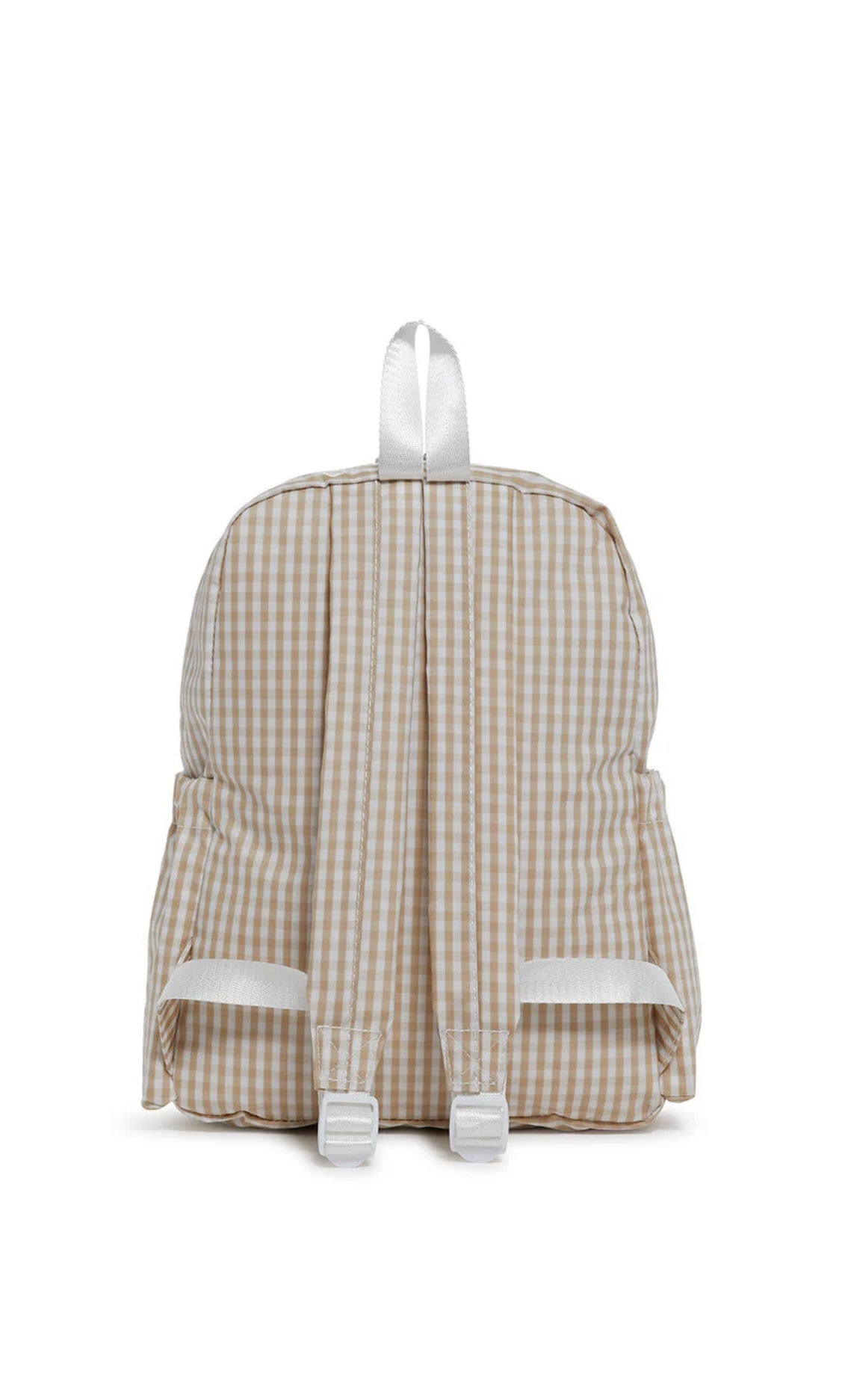 TAN GINGHAM BACKPACKER