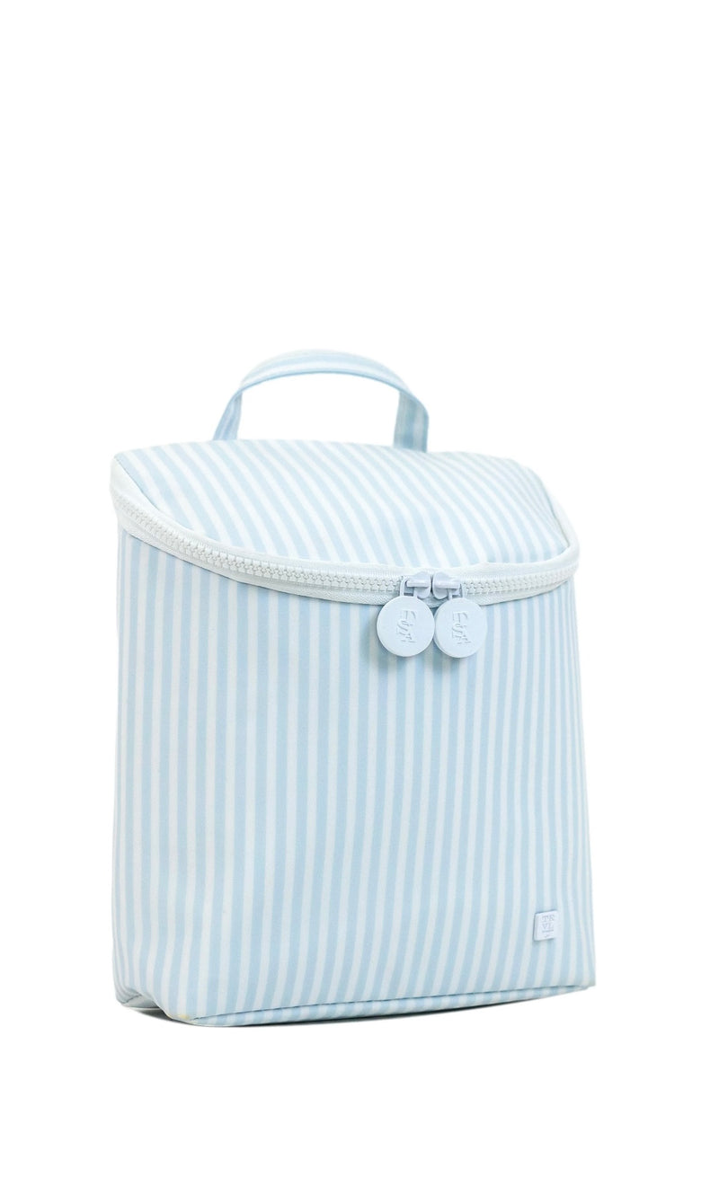 TAKE AWAY INSULATED LUNCH BAG - PIMLICO STRIPE BLUE