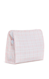 PINK PIMLICO PLAID TRVL ROADIE ON WHITE BACKGROUND