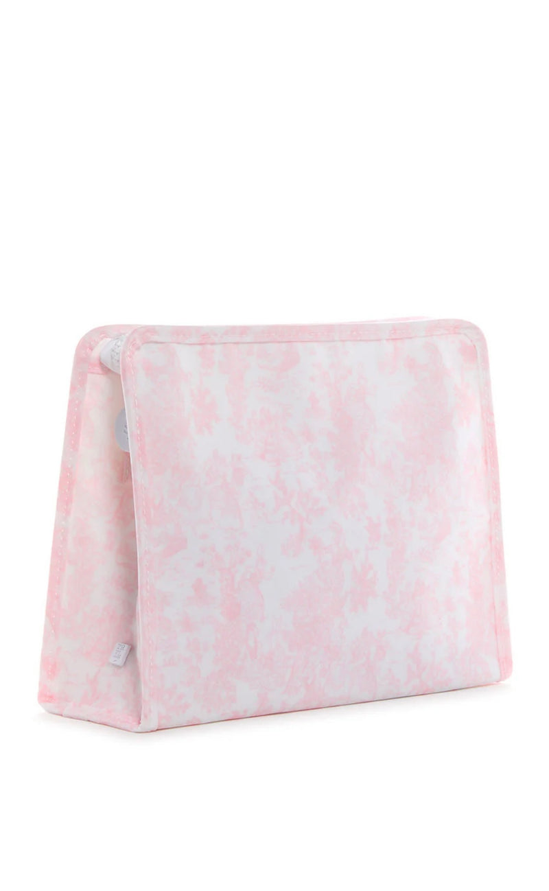Pink bunny toile roadie side view