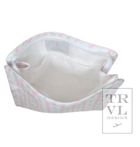 Pink ribbon floral roadie inside