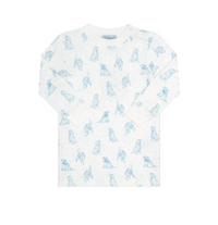 Blue Puppy Love Pajamas