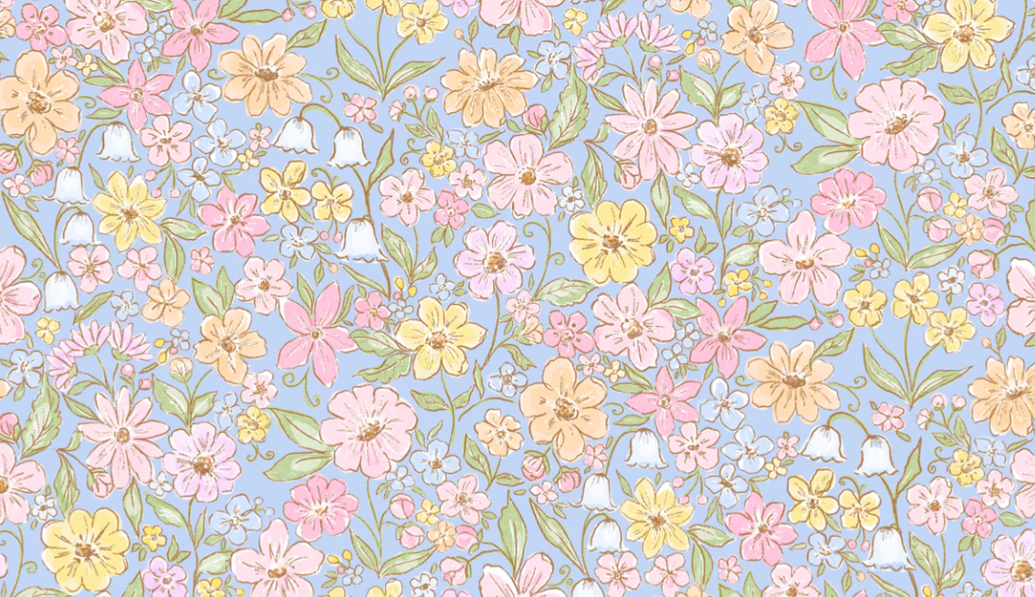 Floral knit cotton leggings- pre order mid october