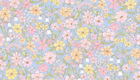 Floral knit cotton leggings- pre order mid october