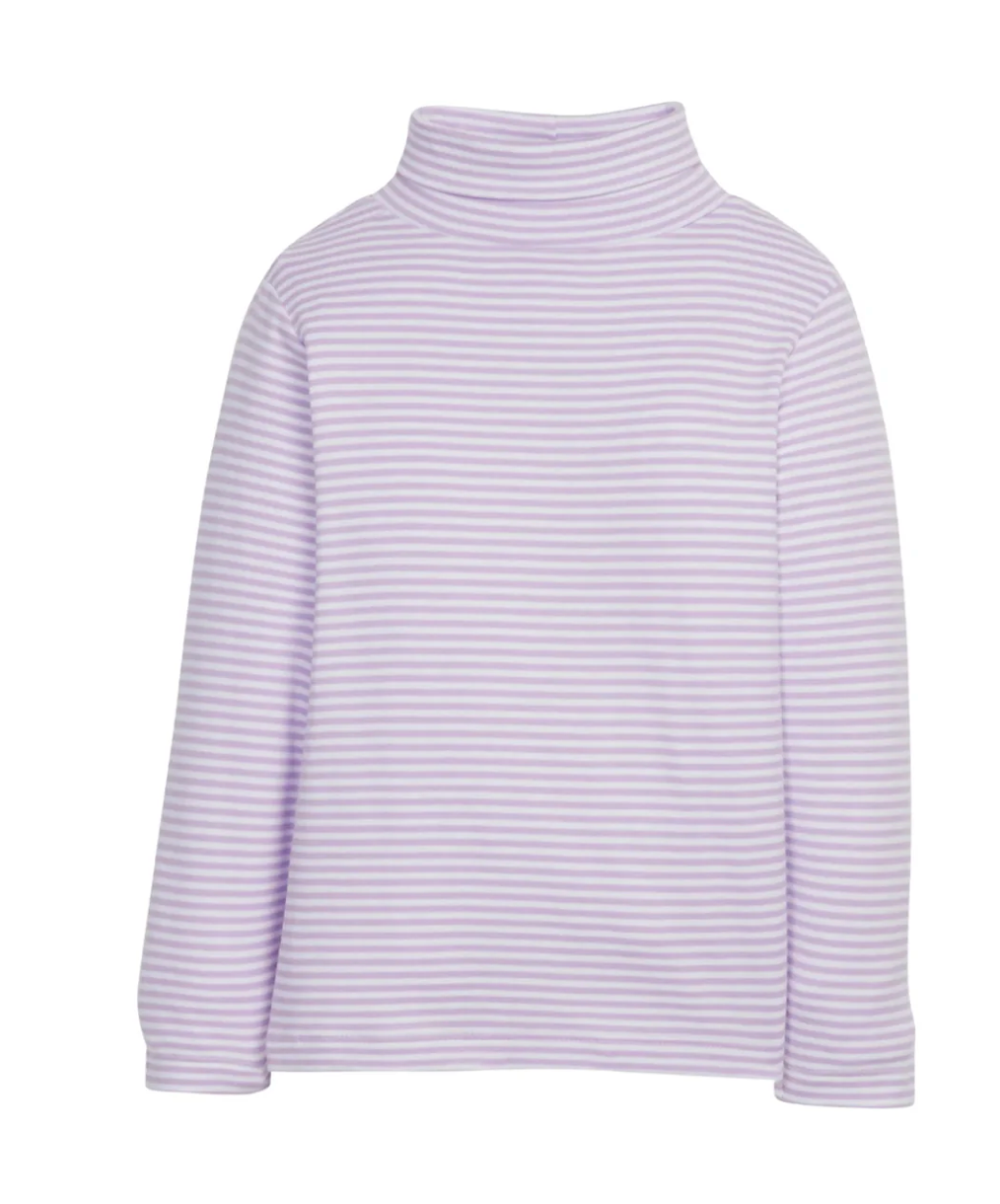 Lavender and white stripe turtle neck- pre order mid October