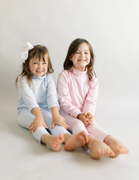 Pink and white stripe turtle neck- pre order mid October