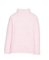 Pink and white stripe turtle neck- pre order mid October