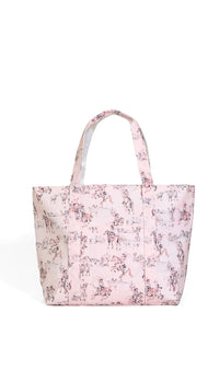 Cowboy toile tote bag on a white background