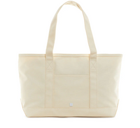 Trvl medium tote in natural on a white background