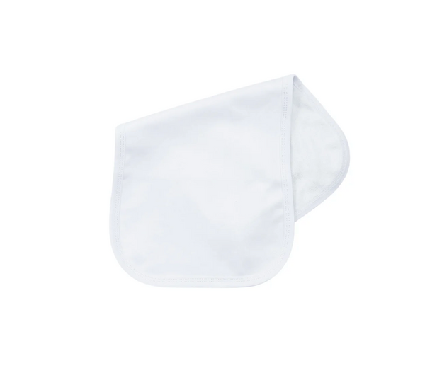 White Burp cloth