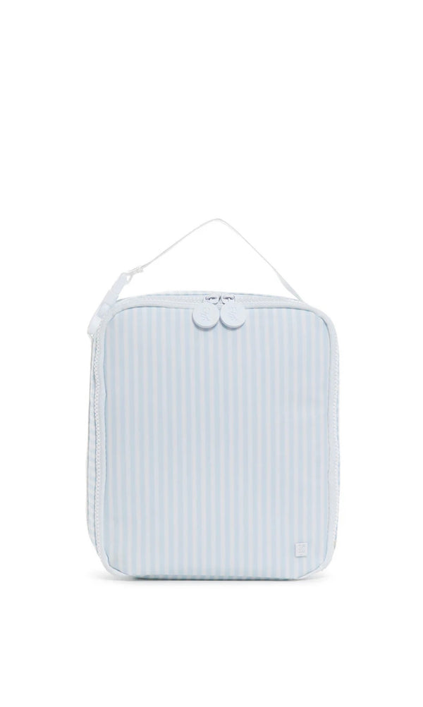Blue Pimlico stripe TRVL Bring It lunch bag