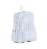 Blue ribbon floral TRVL Backpacker bag
