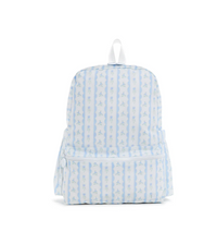 Blue ribbon floral TRVL Backpacker bag