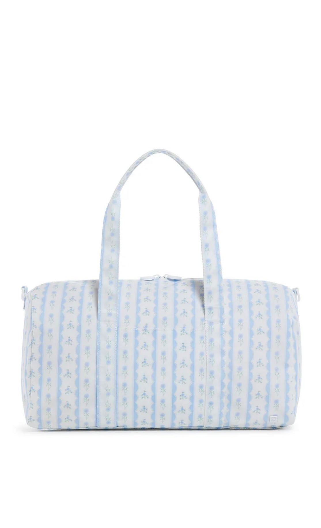 Blue ribbon floral TRVL Weekender duffel bag