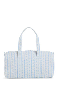 Blue ribbon floral TRVL Weekender duffel bag