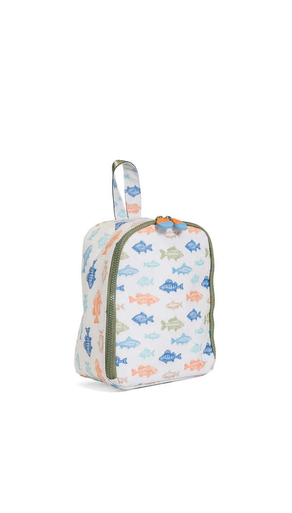 Casting Call fishing print TRVL Bring It lunch bag