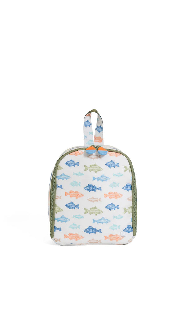 Casting Call fishing print TRVL Bring It lunch bag