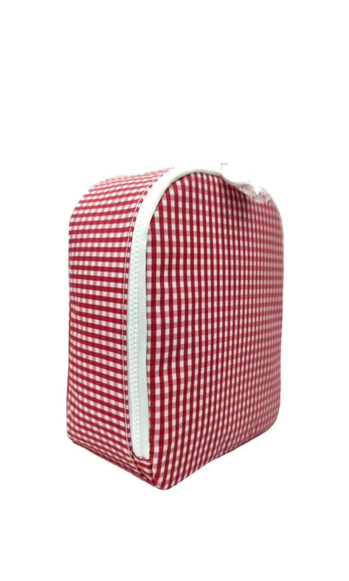Red gingham TRVL Bring It lunch bag