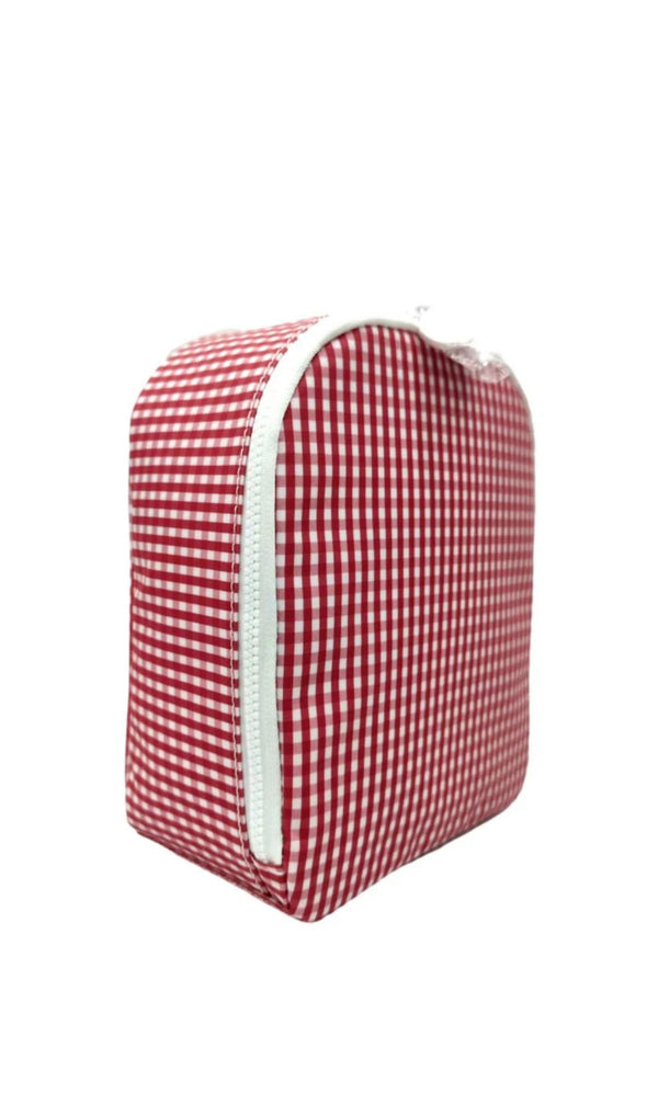 Red gingham TRVL Bring It lunch bag