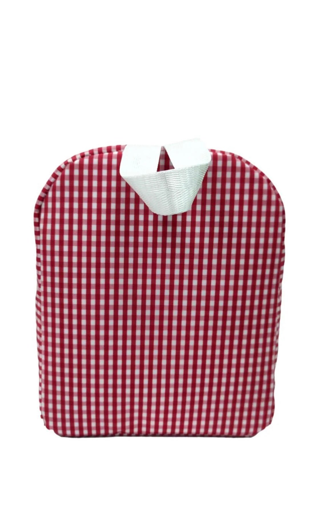 Red gingham TRVL Bring It lunch bag
