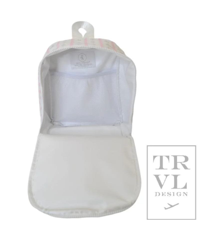 Pink ribbon floral TRVL Bring It lunch bag