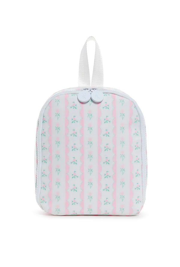 Pink ribbon floral TRVL Bring It lunch bag