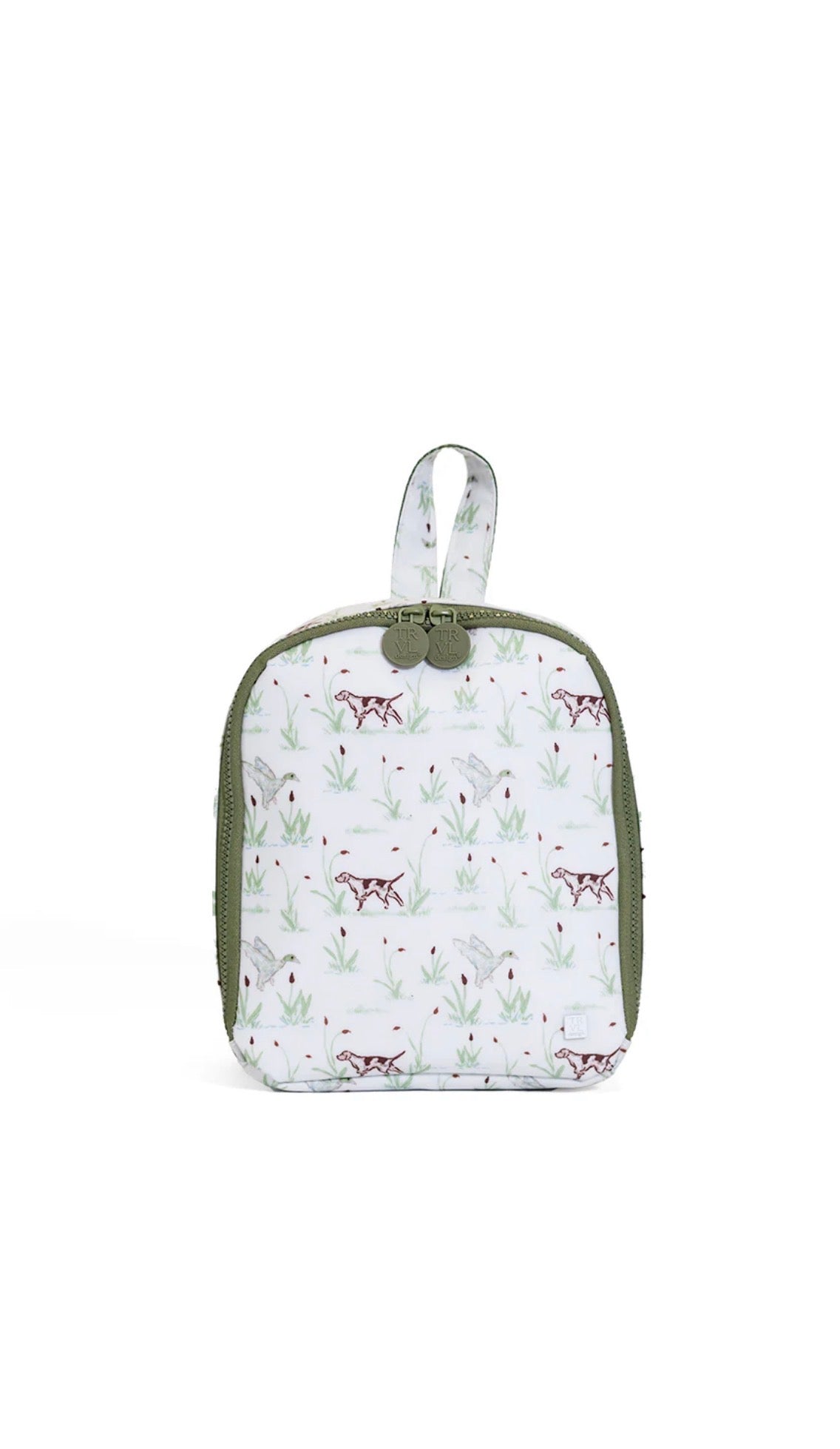 Hunting dog print TRVL Bring It lunch bag