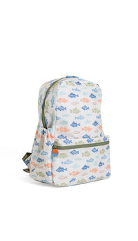 Casting Call fishing print TRVL Backpacker bag