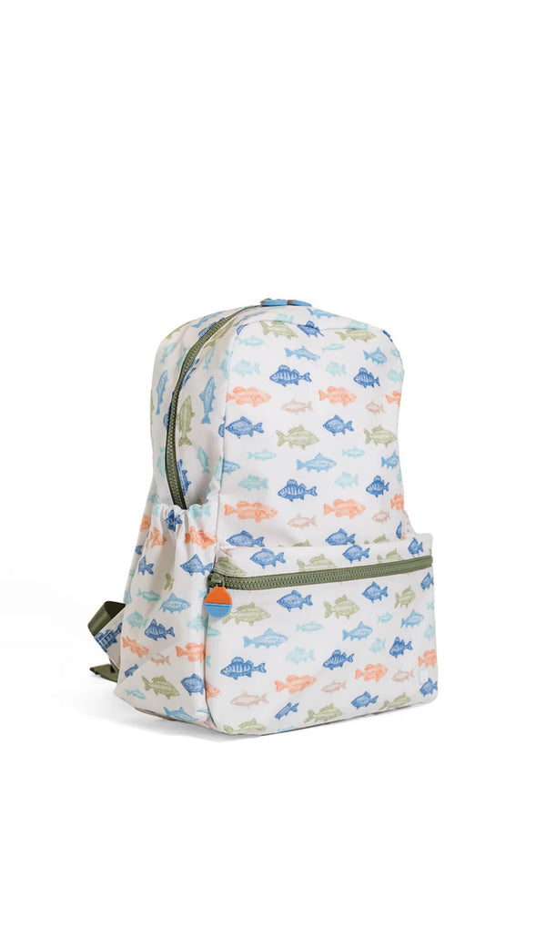 Casting Call fishing print TRVL Backpacker bag