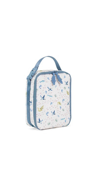 Blue coastal tides print TRVL Bring It lunch bag