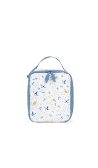 Blue coastal tides print TRVL Bring It lunch bag