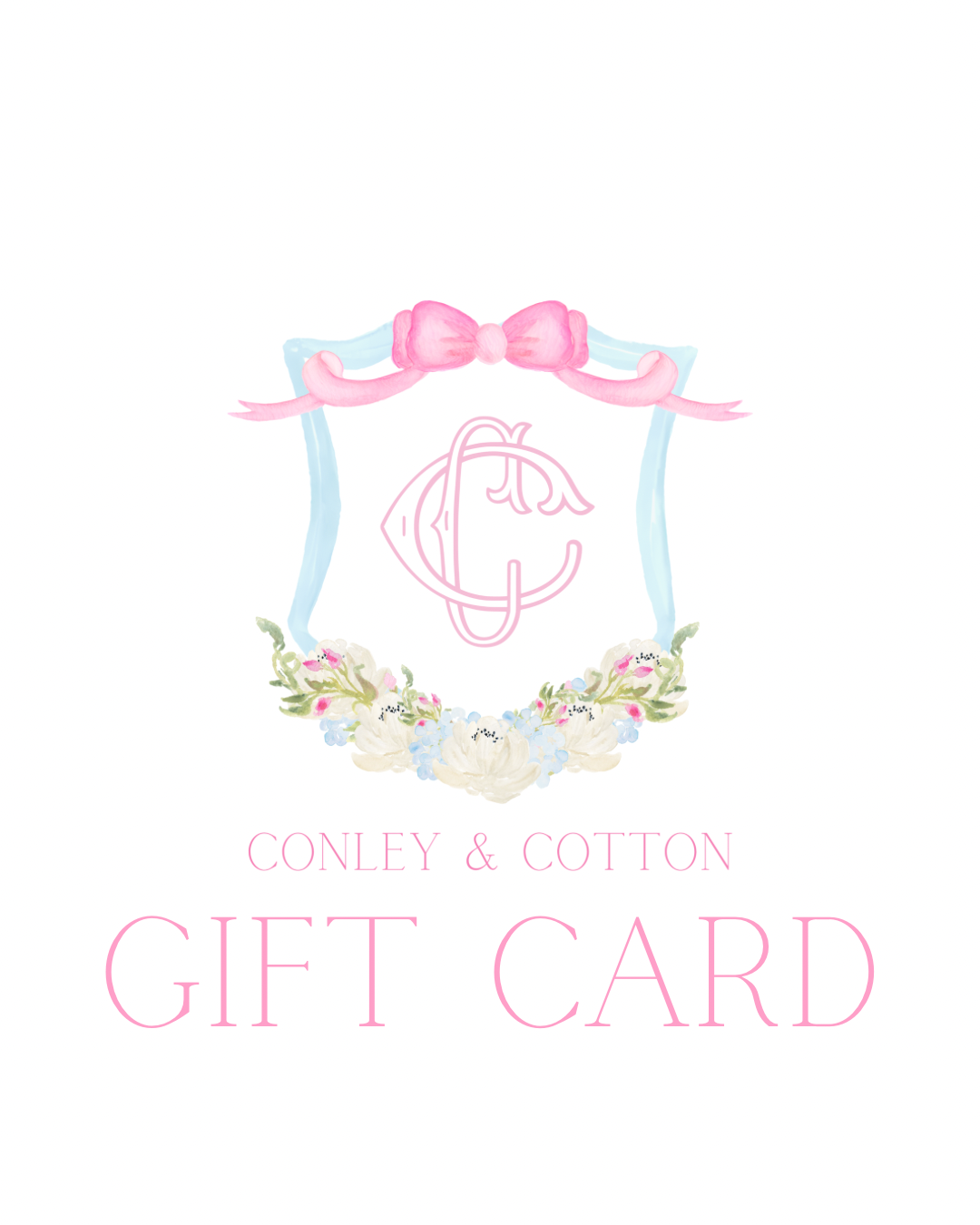 Conley & Cotton digital gift card