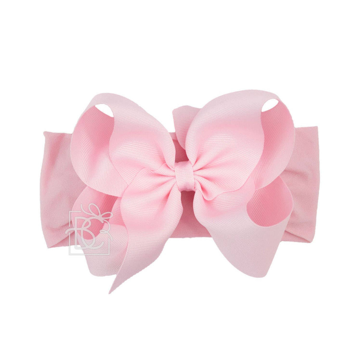 Light pink bow headband