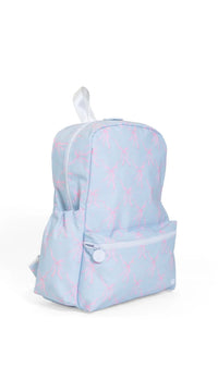 Eloise bow print TRVL Backpacker bag