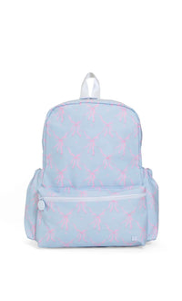 Eloise bow print TRVL Backpacker bag