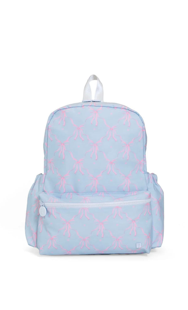 Eloise bow print TRVL Backpacker bag
