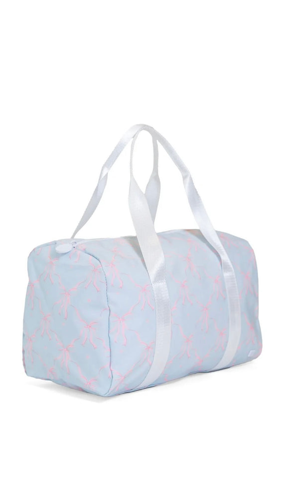 Eloise bow print TRVL Mini Packer duffel bag