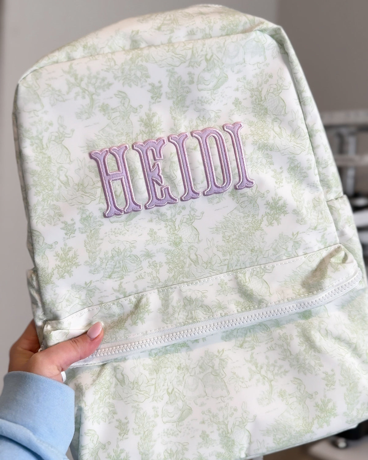 GREEN BUNNY TOILE  BACKPACKER