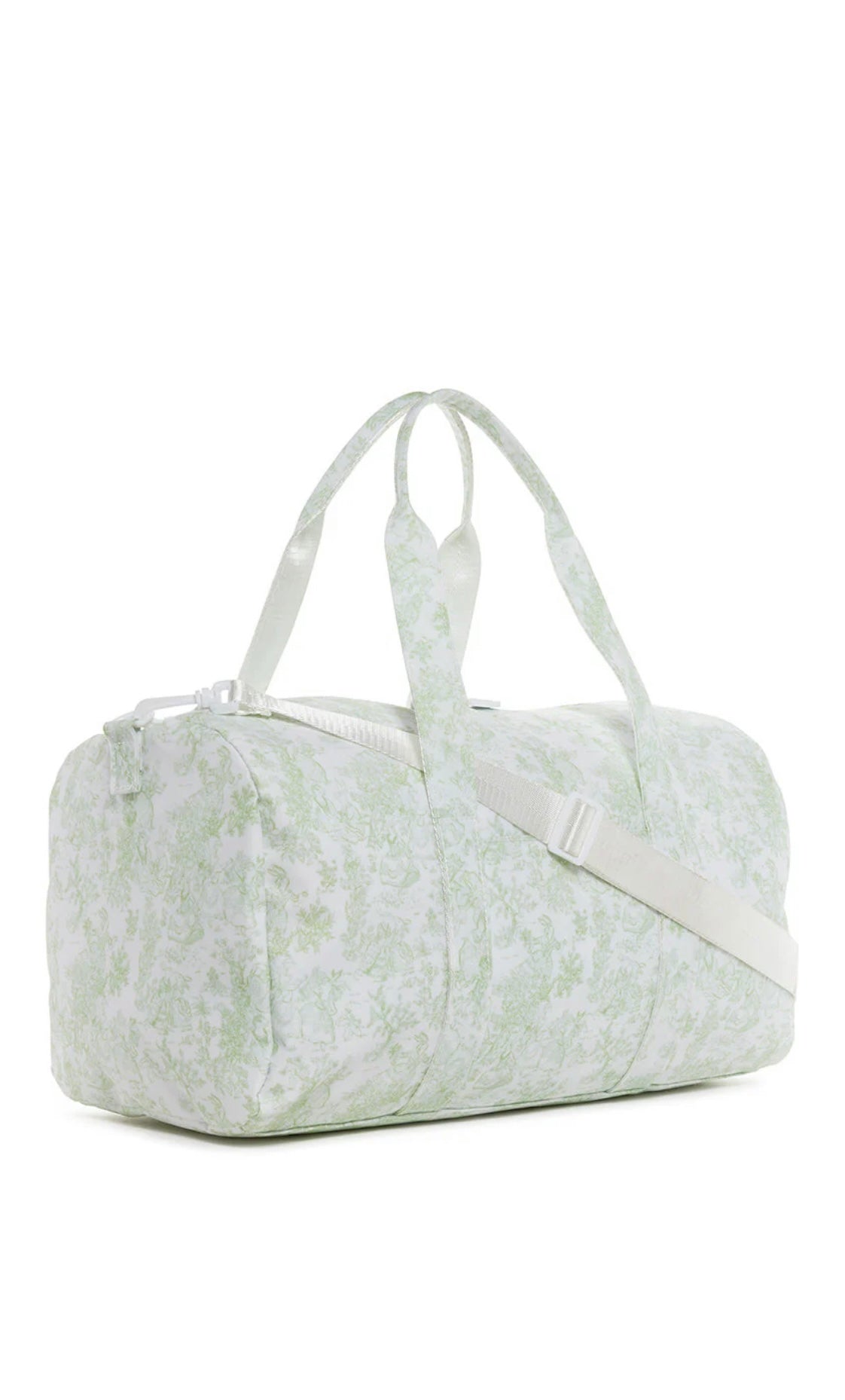 Green bunny toile TRVL Weekender duffel bag