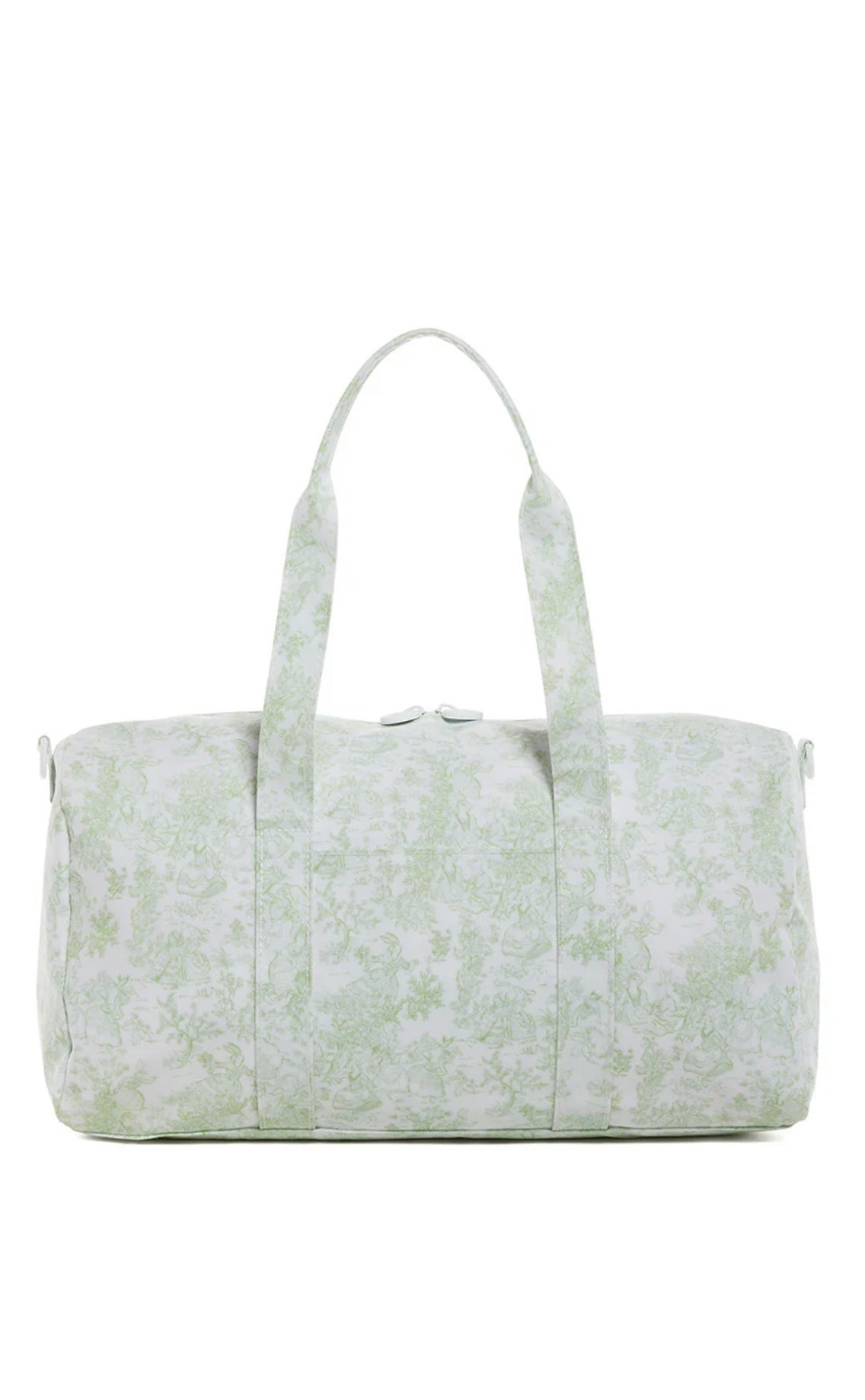 Green bunny toile TRVL Weekender duffel bag