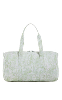 Green bunny toile TRVL Weekender duffel bag