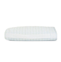 Green plaid TRVL nap mat