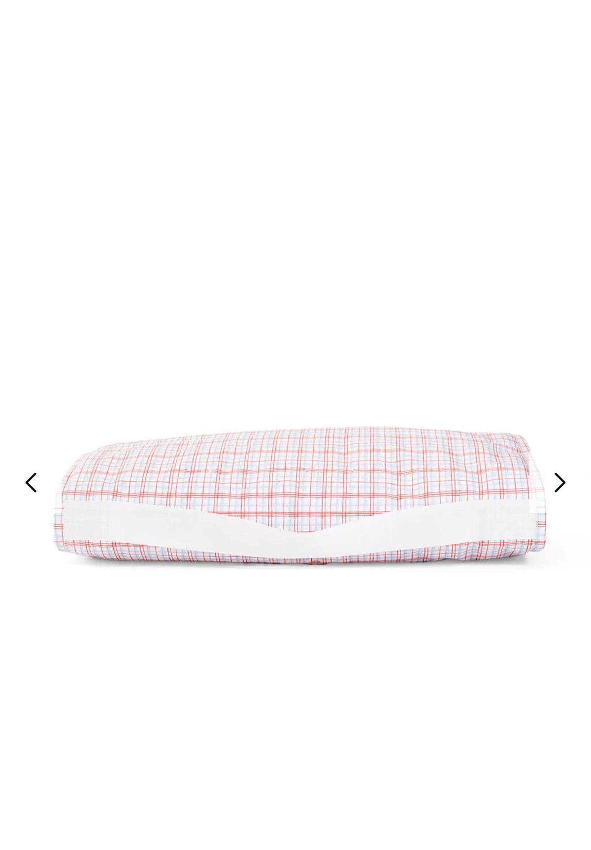 Red plaid TRVL nap mat